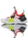 the nike air huarache e.d.g.e txt qs chaussures white ao1697-100 red fluorescent green